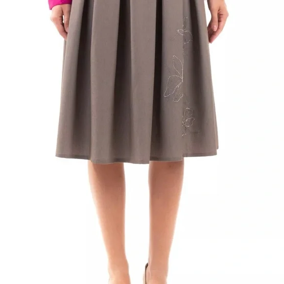 RRP €165 ROCCO RAGNI Pleated Skirt Size IT 42 / S HANDMADE in Italy New - Picture 2 of 9